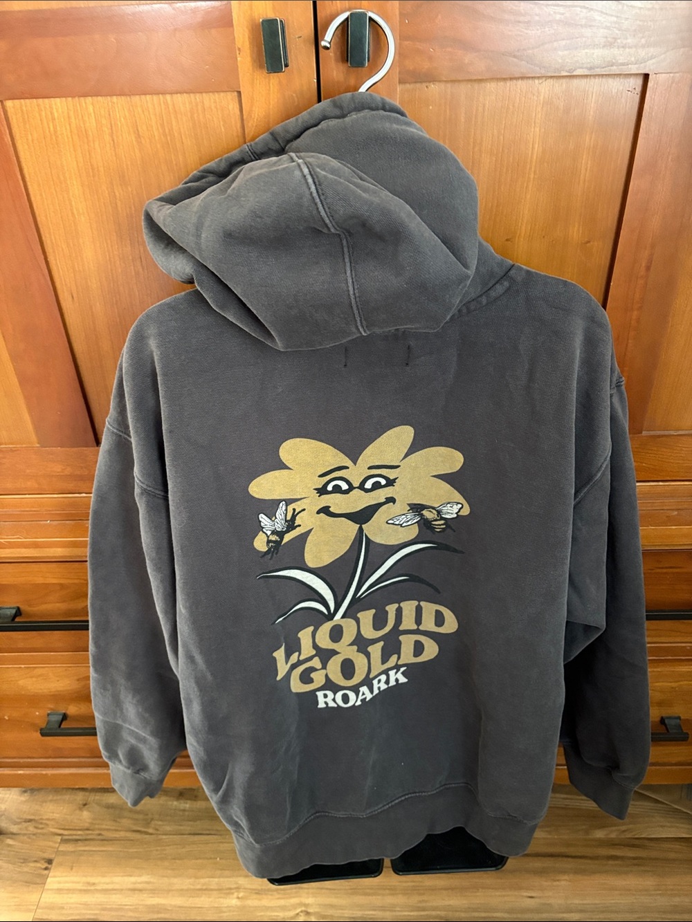 Roark Charcoal  liquid gold heavyweight skater  Hoodie